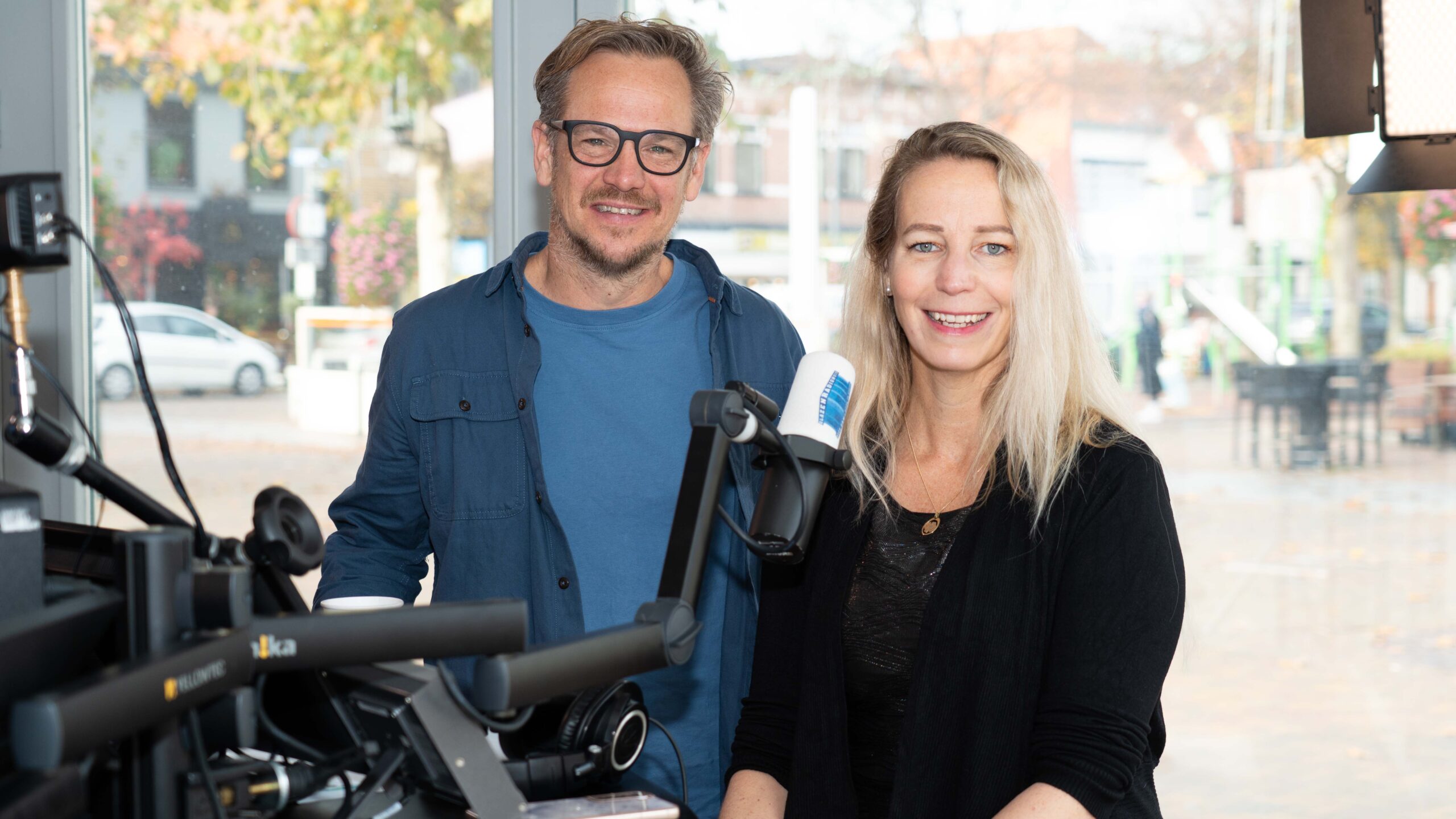 [VIDEO] Marjolein Kool en Martijn Lek te gast in het Glazen Radiohuis