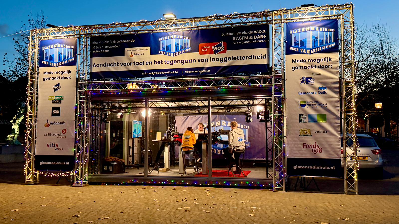 Aftrap Glazen Radiohuis in ‘s-Gravenzande 2025 Aftrap Glazen Radiohuis in ‘s-Gravenzande 2025